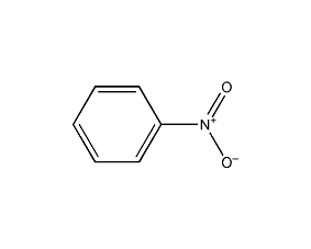 Nitrobenzene structural formula