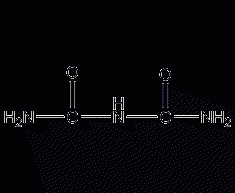 Biuret structural formula