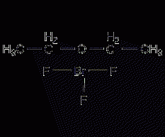 Boron trifluoride diethyl ether structural formula