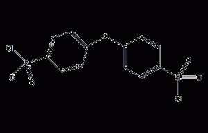 4,4'-Oxobis(phenylsulfonyl chloride) structural formula