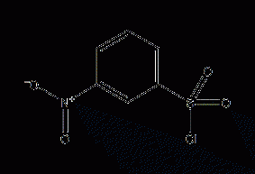 m-nitrobenzenesulfonyl chloride structural formula