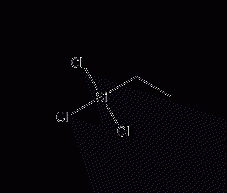 Ethyl trichlorosilane structural formula