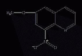 6-methoxy-8-nitroquinoline structural formula