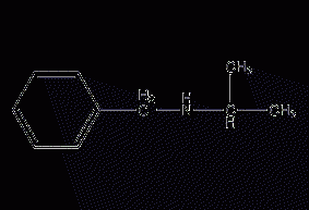 N-isopropylbenzylamine structural formula