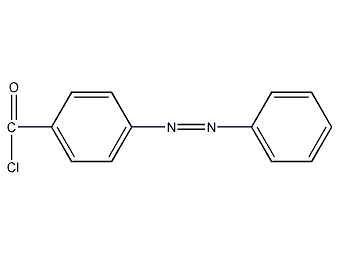 P-phenylazobenzoyl chloride structural formula