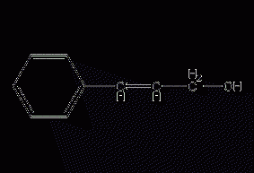 Cinnamyl alcohol structural formula