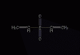 Divinyl sulfone structural formula