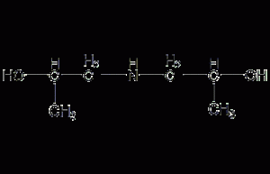 Diisopropanolamine structural formula