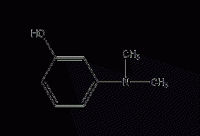 3-Dimethylaminophenol Structural Formula