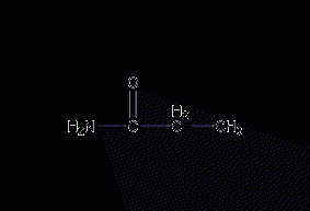 Propionamide Structural Formula