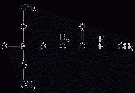 Dimethoate structural formula