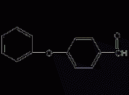 4-phenoxybenzaldehyde structural formula