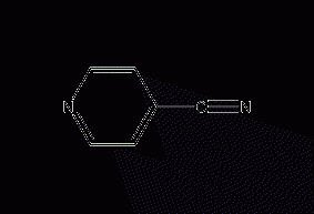 4-cyanopyridine structural formula