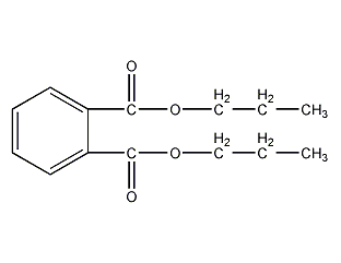 Dipropyl phthalate structural formula