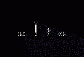 2-Butanone structural formula