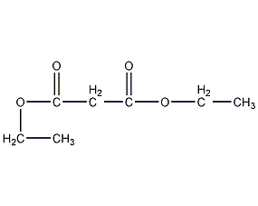 Diethyl malonate structural formula