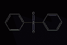 Diphenyl sulfone structural formula