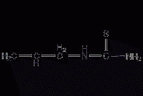 allylthiourea structural formula