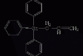 Allenyltriphenyltin structural formula