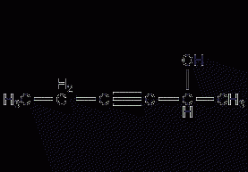 3-hexyn-2-ol structural formula