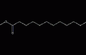 Methyl laurate structural formula