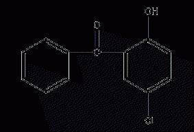 5-chloro-2-hydroxybenzophenone structural formula