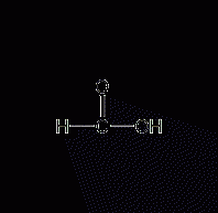 Formic acid structural formula