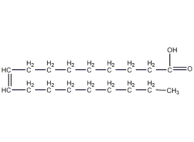 Oleic acid structural formula