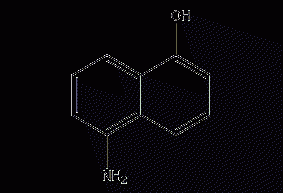 1-amino-5-naphthol structural formula