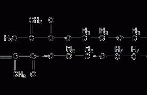 Tetraethylene glycol dimethacrylate structural formula