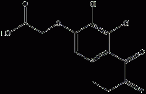 Ethacrylic acid structural formula