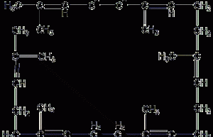 Squalene Structural Formula