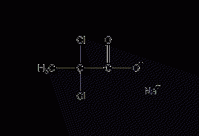 Sodium 2,2-dichloropropionate structural formula