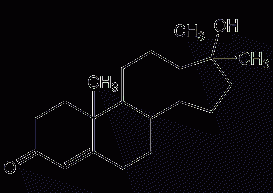 Methyltestosterone structural formula