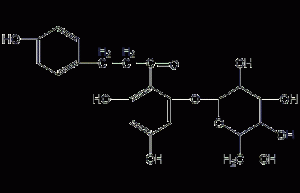 Phloridzin Structural Formula