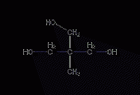 Trimethylolethane structural formula