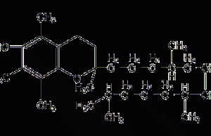 D-α-tocopherol structural formula