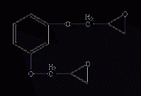 Resorcinol diglycidyl ether structural formula