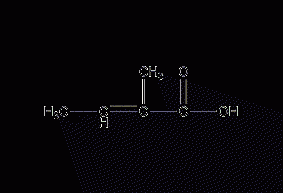 Structural formula of cisethic acid