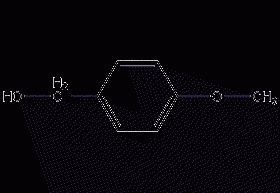 4-Methoxybenzyl alcohol structural formula