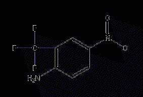 4-nitro-2-trifluoromethylaniline structural formula