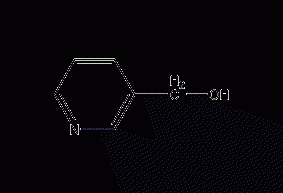 3-pyridylmethanol structural formula