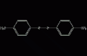 Structural formula of p-toluene disulfide