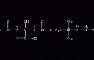 Choline citrate structural formula