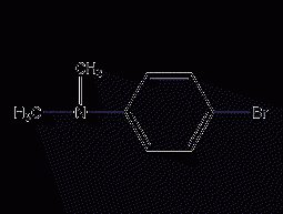 4-Bromo-N,N-dimethylaniline structural formula