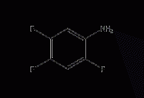 2,4,5-trifluoroaniline structural formula