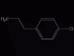 2-(4-chlorophenyl)ethylamine structural formula