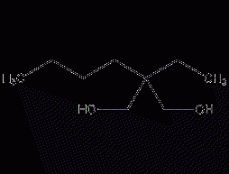 2-ethyl-2-n-butyl-1,3-propanediol structural formula