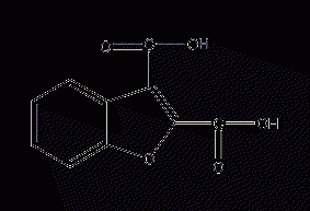 2,3-Benzofurandicarboxylic acid structural formula