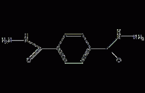 Dihydrazine p-dibenzoate structural formula